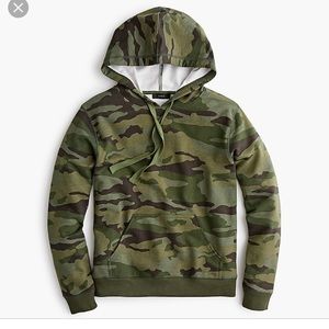 J. Crew Tops - JCREW CAMO PULLOVER HOODIE XS J. Crew Tops - JCREW CAMO PULLOVER HOODIE XS
